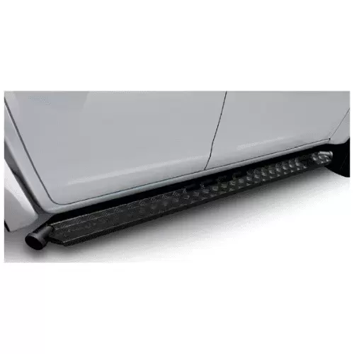 Ford Ranger Side Steps with Black Coated Aluminum Tread Plate (2012–2019) 