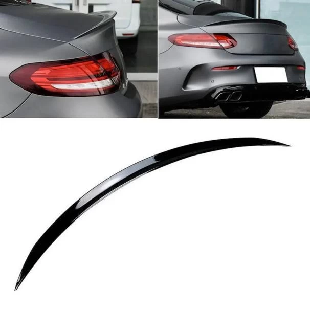 Mercedes-Benz C205 C-Class Coupe Gloss Black Plastic Boot Spoiler For Sale in Kenya (2015–2020)