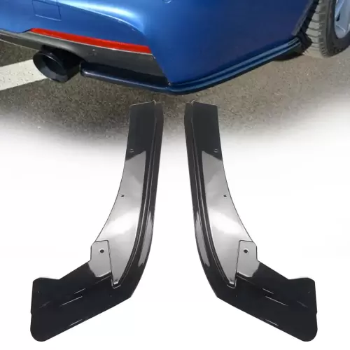 BMW 3-Series F30 Gloss Black Rear Bumper Splitters (2012–2019)