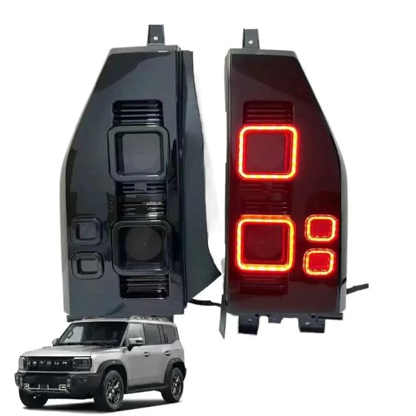 Jetour T2 Premium Defender Style Smoked Black LED Taillights For Sale in Kenya (2025–2026)