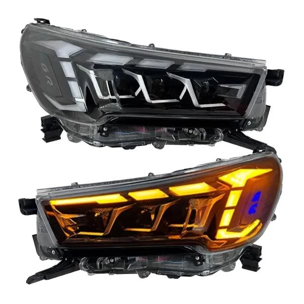 Toyota Hilux Revo GR Sport Style LED Projector Upgrade Headlights