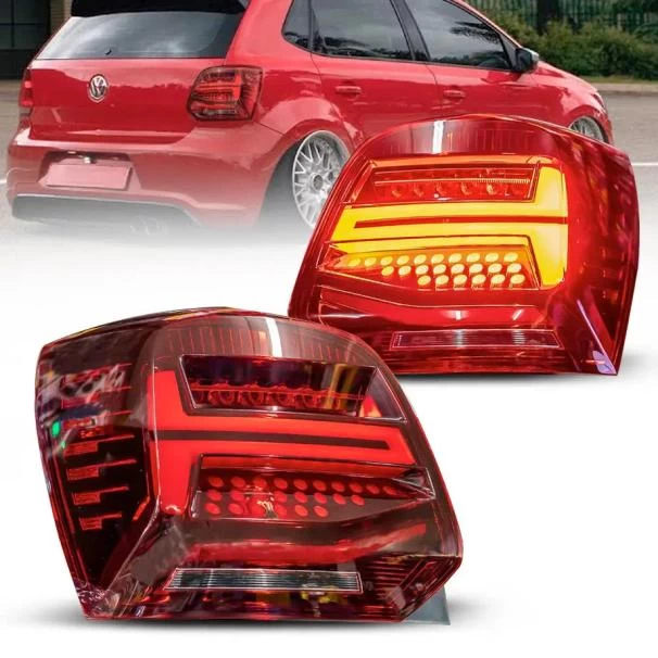 VW Polo 6R Smoked Red LED Sequential Taillights For Sale in Kenya (2009–2017)