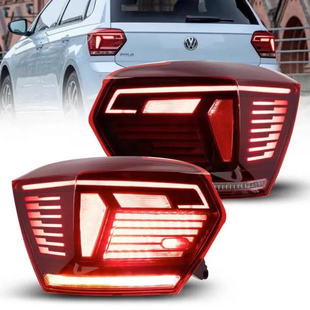VW Polo AW Smoked Red LED Sequential Taillights For Sale in Kenya (2018–2021)