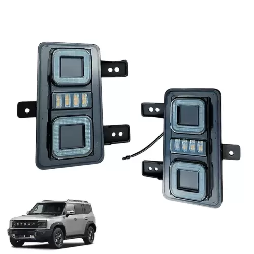 Jetour T2 Defender Style Square Mount Rear Bumper Lights