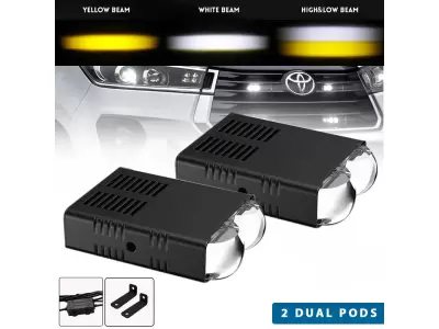 Universal Matrix Ultra Compact Dual POD LED Projector Grille Lights