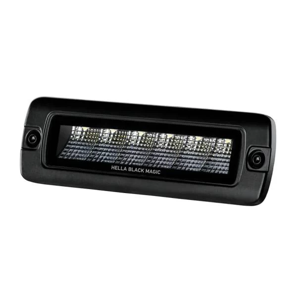 Hella Black Magic 6.2" Mini Flush Mount LED Lightbar
