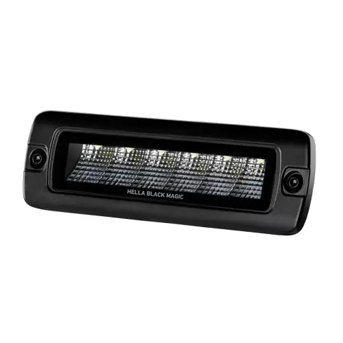 Hella Black Magic 6.2" Mini Flush Mount LED Lightbar