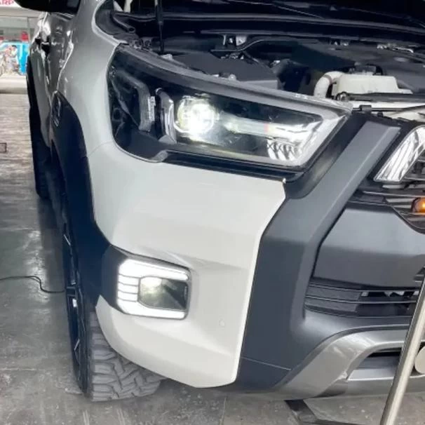 Toyota Hilux Revo 2.8 GD6 Dual Function LED Fog Light Surrounds (2021–2026)