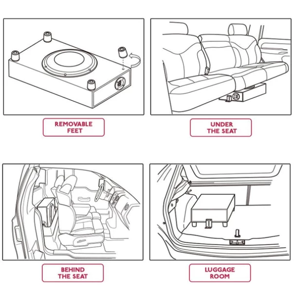 Pioneer TS‑A2500LB 10" Subwoofer Enclosure (1200W) For Sale in Kenya
